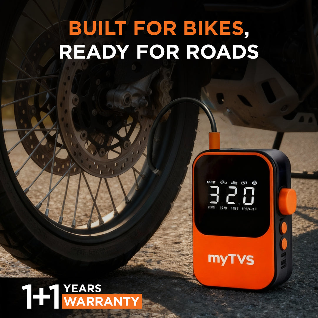 WT-1 chargeable 2 IN 1 Tyre Inflator FOR CAR with power bank