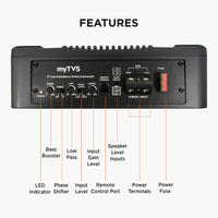 Vibe X 8" Underseat Car Subwoofer | VXSW‑8