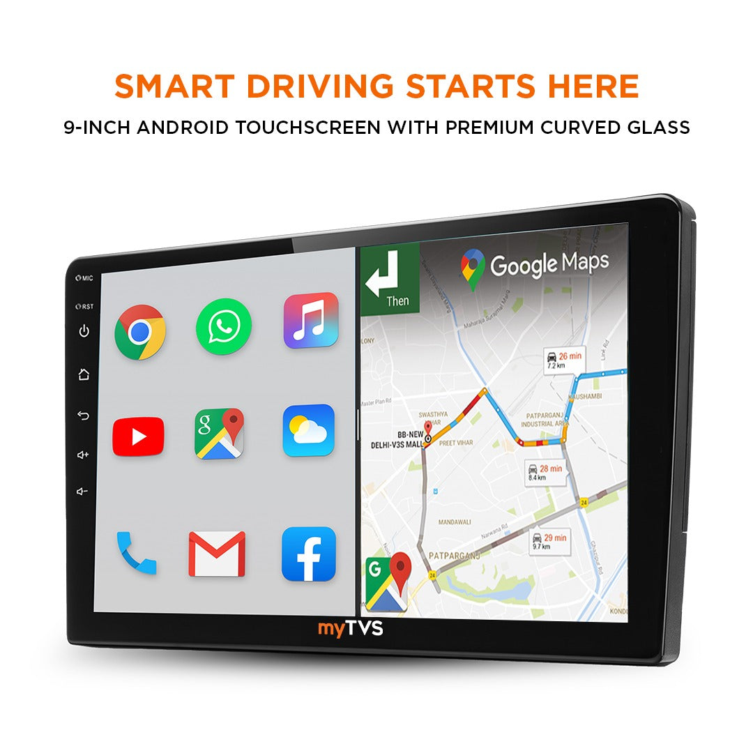 AP 92 2GB/64GB (22.86 cm screen) Android Player With TS9 Processor  -Android Auto & Carplay