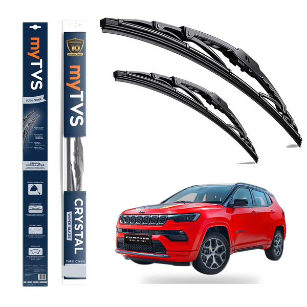myTVS Metal Wiper Blades for Jeep Compass