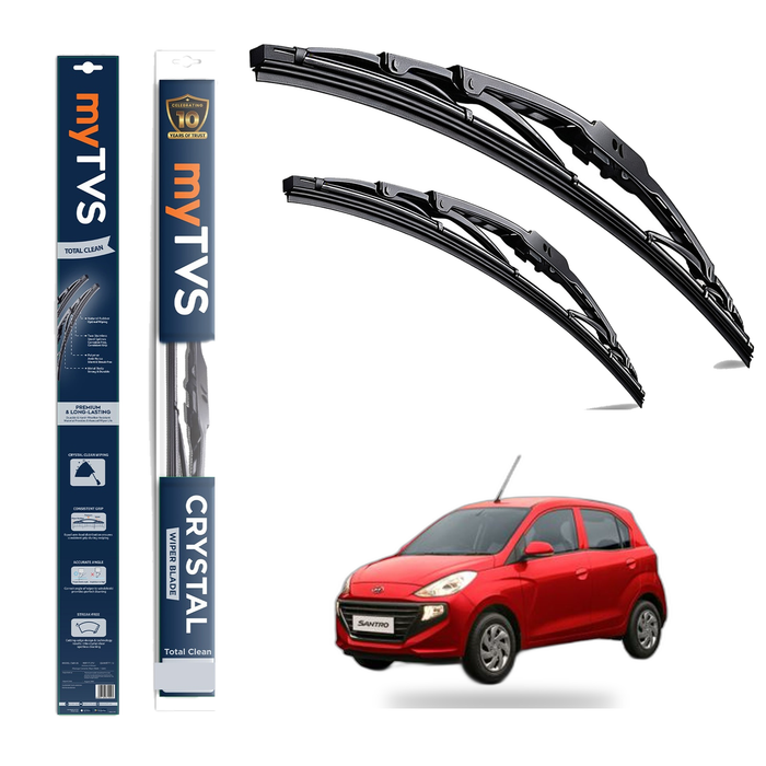 Metal Wiper Blades for Hyundai Santro (20 x 16)