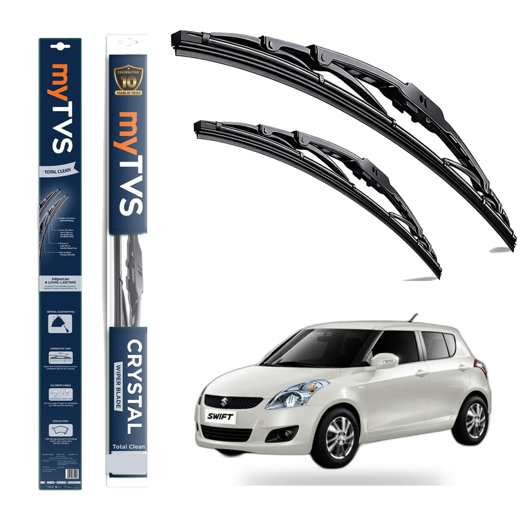 Frameless Wiper Blades for Maruti Swift 2017 (21 x 19)