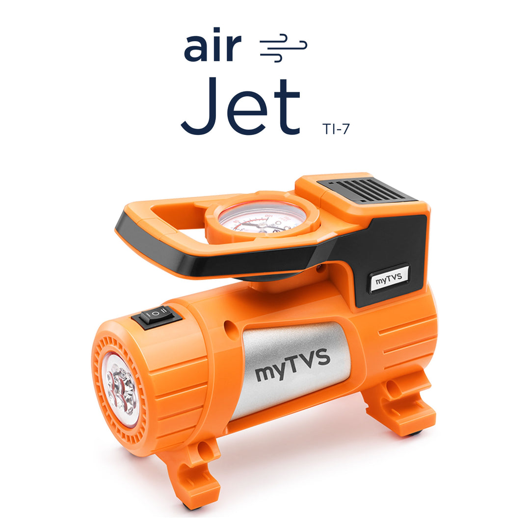 myTVS TI-7 Air Jet | Heavy Jet Tyre Inflator for Car