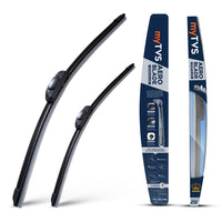 myTVS Frameless Wiper Blades - product and packaging