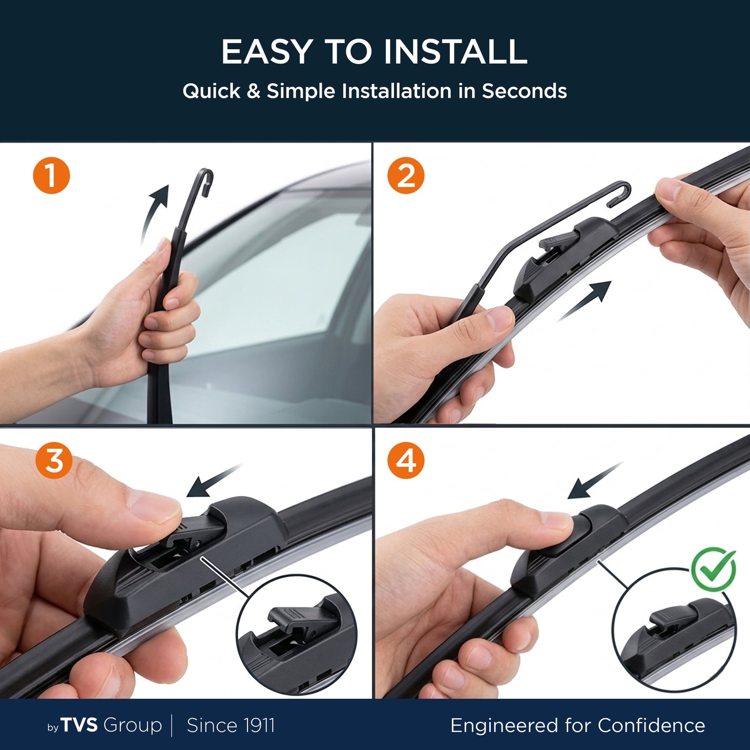 Wiper Blades for Chevrolet Spark (21 x 16) — image 6