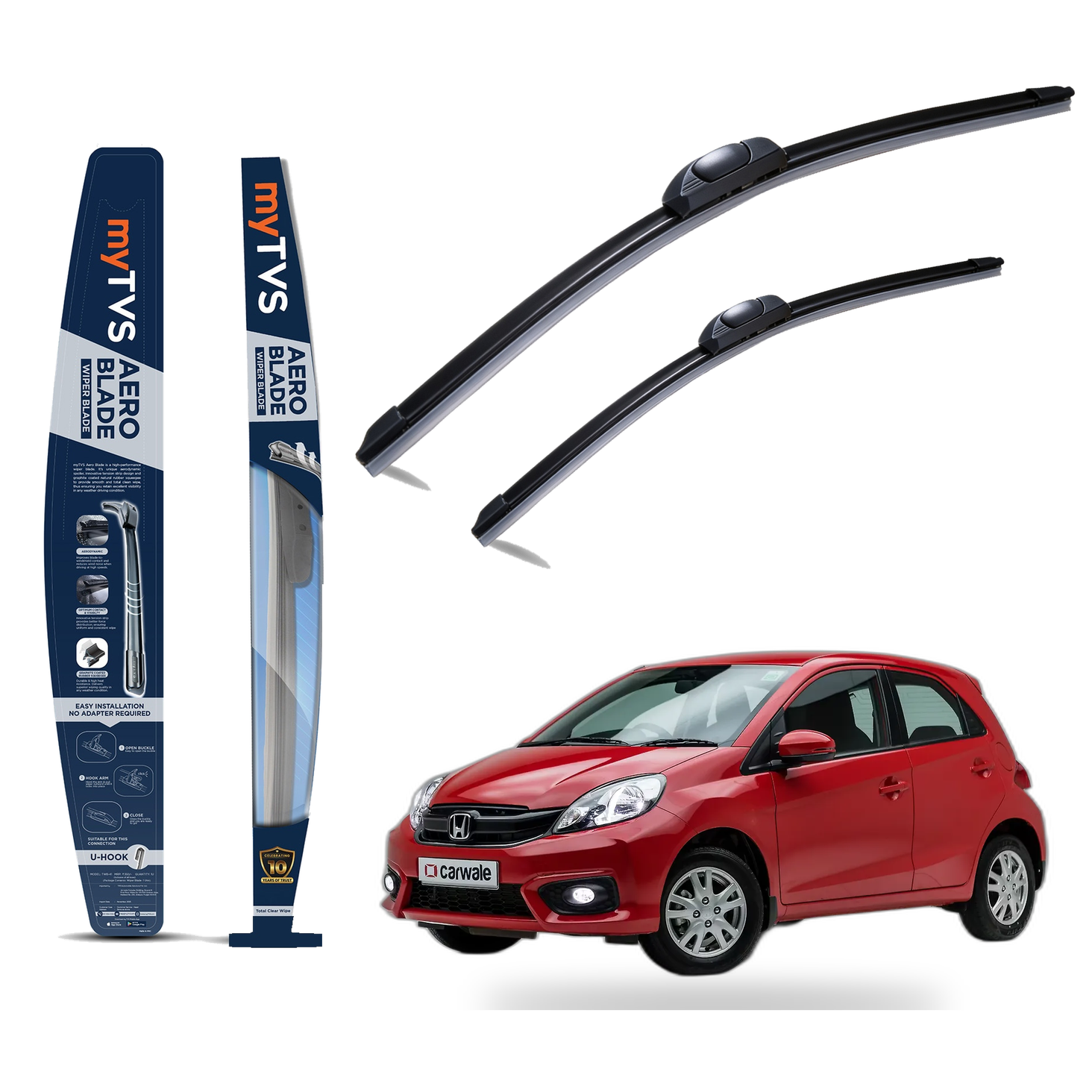 Frameless Wiper Blades for Honda Brio (22 x 16) — image 1