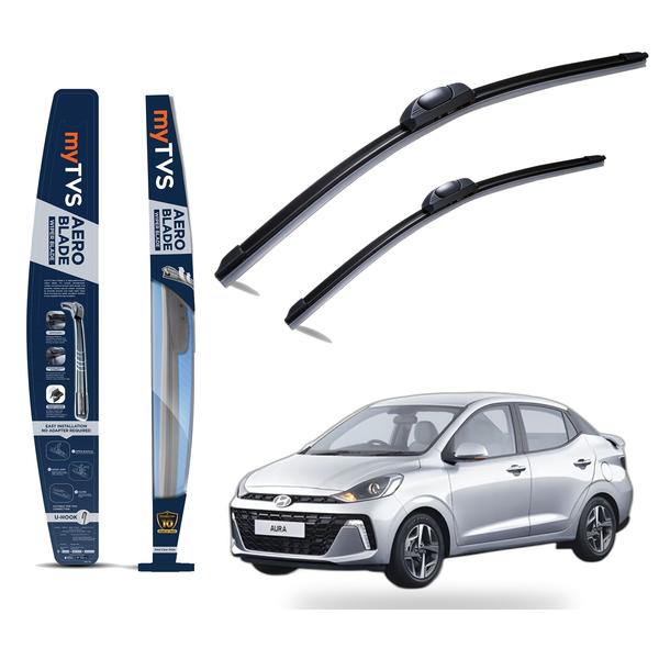 myTVS Frameless Wiper Blades for Hyundai Aura
