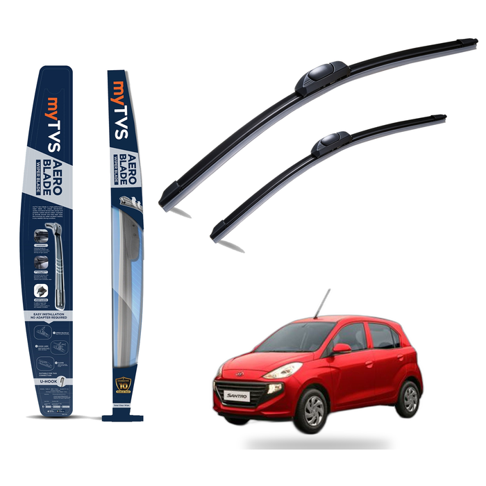 Frameless Wiper Blades for Hyundai Santro (20 x 16)