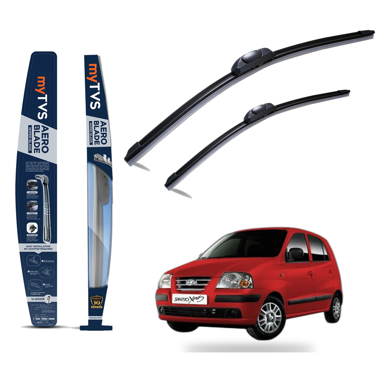 Frameless Wiper Blades for Hyundai Santro Xing (20 x 16)