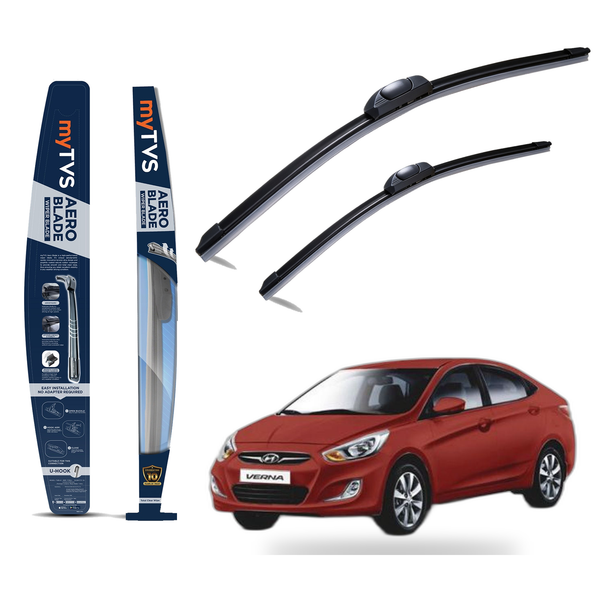 myTVS Frameless Wiper Blades for Hyundai Verna Fluidic