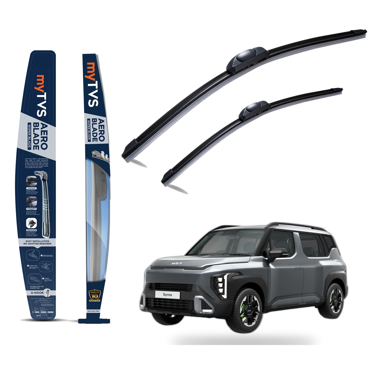 Wiper Blades for Kia Syros (24 x 16) — image 1