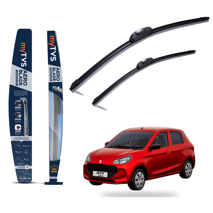 Frameless Wiper Blades for Maruti Alto K10 (18 x 16)