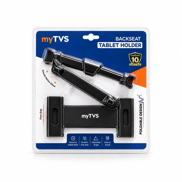 myTVS MH-5 backseat tablet holder retail pack
