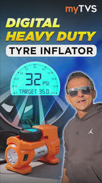 Load and play video in Gallery viewer, myTVS TI-88 Air Thunder Digi | Digital Heavy Duty Tyre Inflator