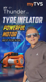Load and play video in Gallery viewer, myTVS TI-9 Air Thunder | Analog Heavy Duty Tyre Infltor for Car 150 Psi