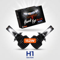 myTVS Hawk Eye Plus 152W LED headlight — H1 socket