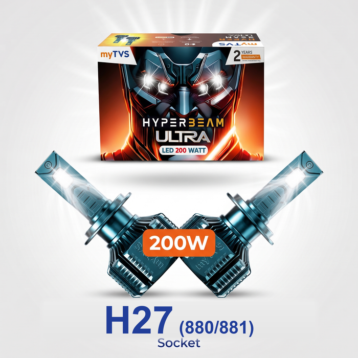 200W LED H27 Headlight Bulb | LED9