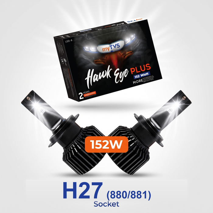 152W LED H27 Headlight Bulb | LED8