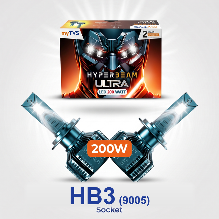 200W LED HB3 Headlight Bulb | LED9