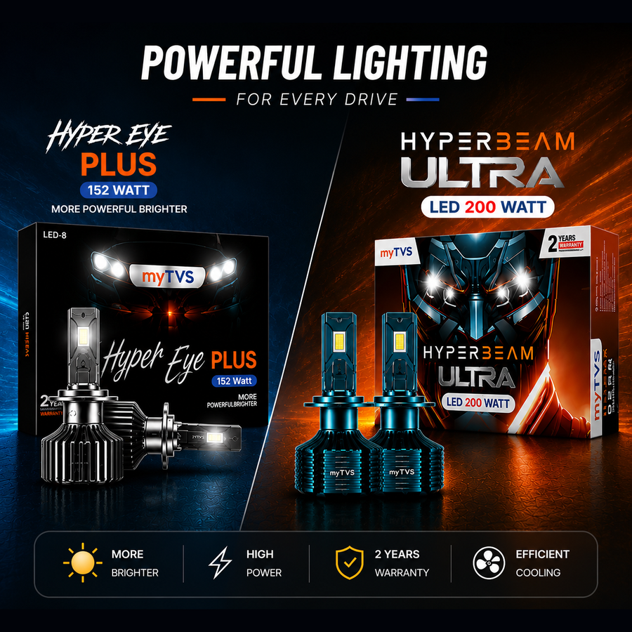 myTVS LED Headlight Bulb — 152W & 200W