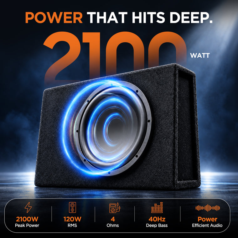 Vibe X 25.4 cm (10") Slim Active Enclosure | VXSE‑10