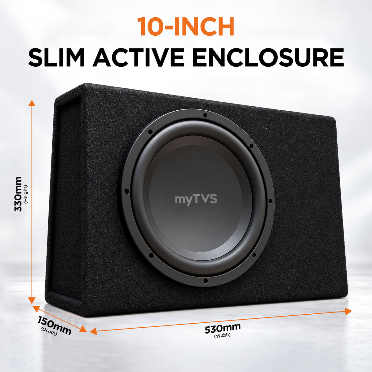Vibe X 25.4 cm (10") Slim Active Enclosure | VXSE‑10 — feature 3