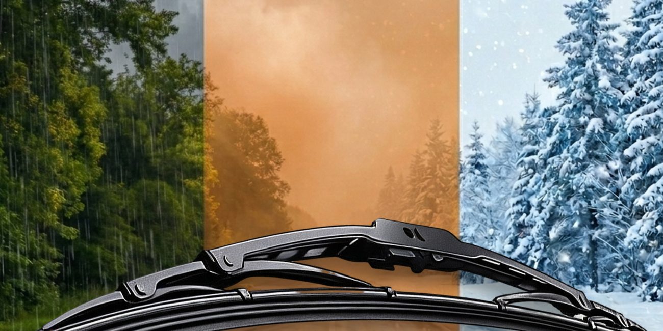 myTVS Crystal wiper blade built for rain, dust and snow